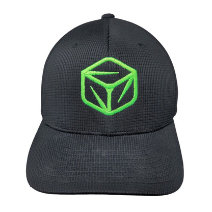 Sport-Tek Fitted Hat Black L/XL Embroidered Tezseract Flexfit 6 Panel