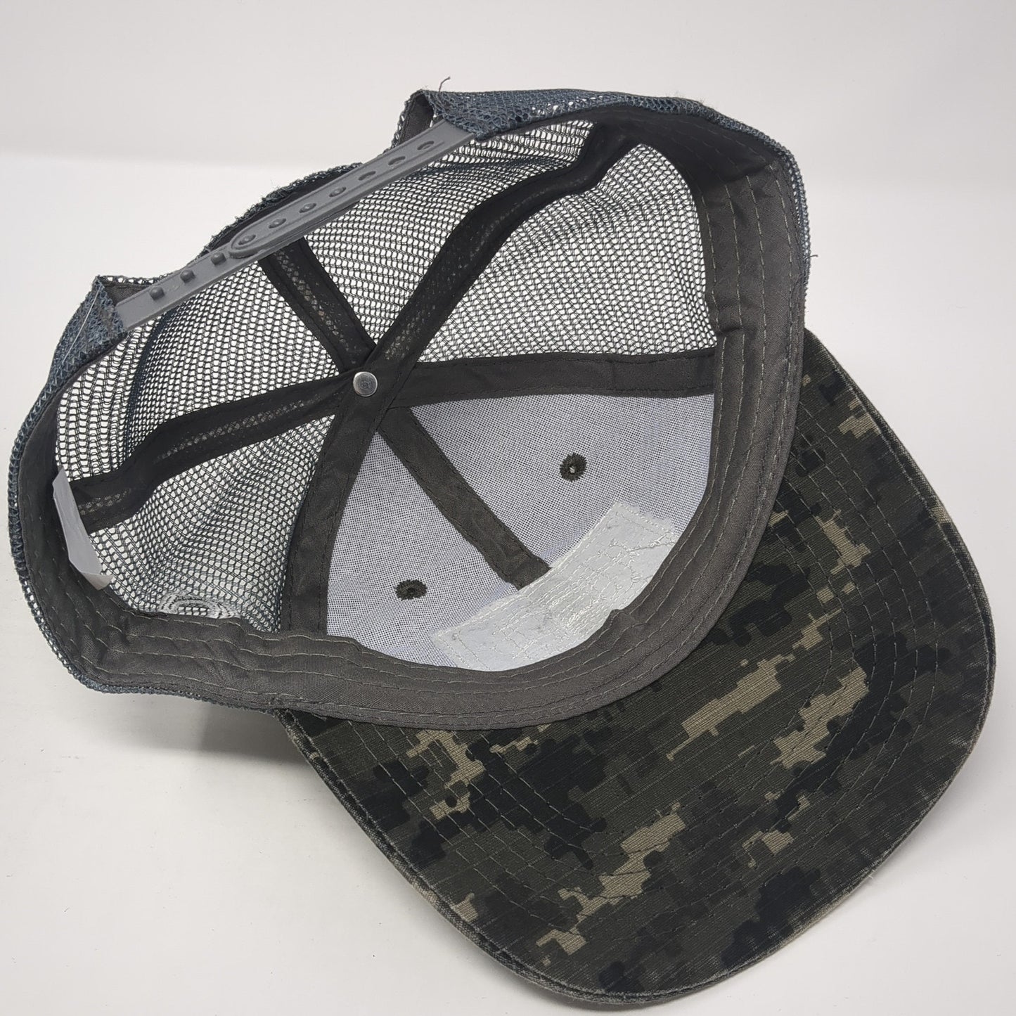 USA Flag KOA Snapback Trucker Hat Multicolor One Size Camo Mesh Back