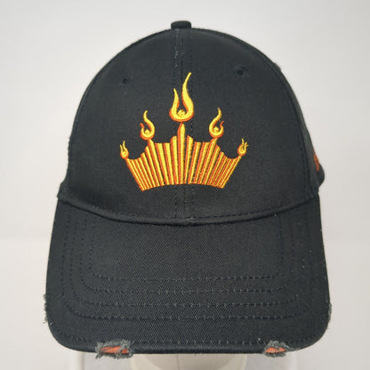 Budweiser Strapback Hat Black One Size Embroidered Adjustable 6 Panel