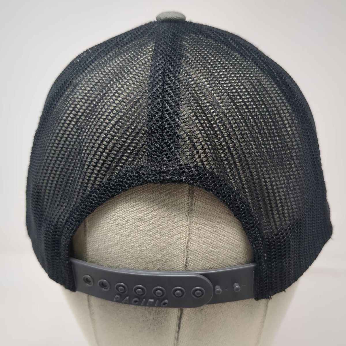 Pacific Headwear Trucker Hat Gray OSFM SLO BREW 104C Pro Model Mesh Back Snap