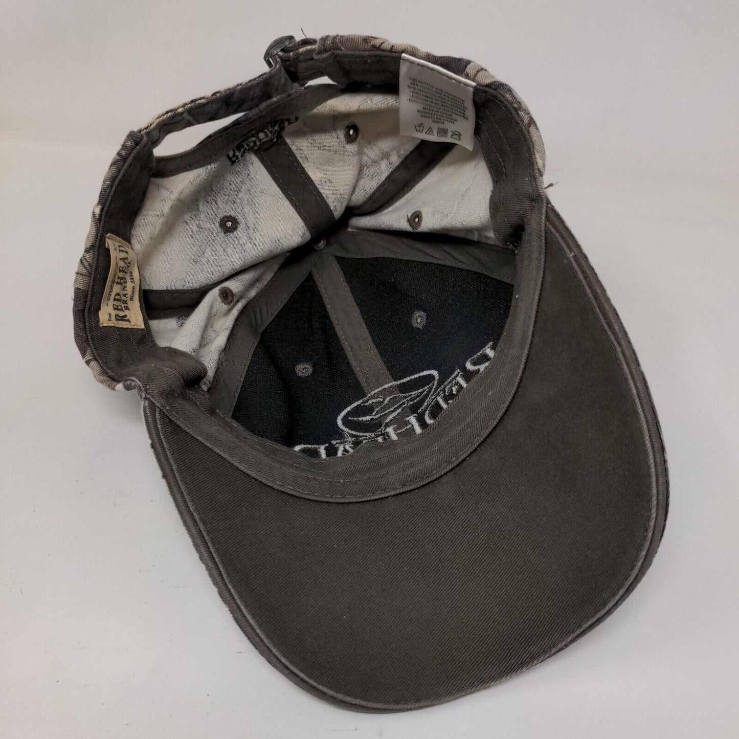 RedHead Slideback Hat Camouflage One Size Adjustable Embroidered Vented Holes