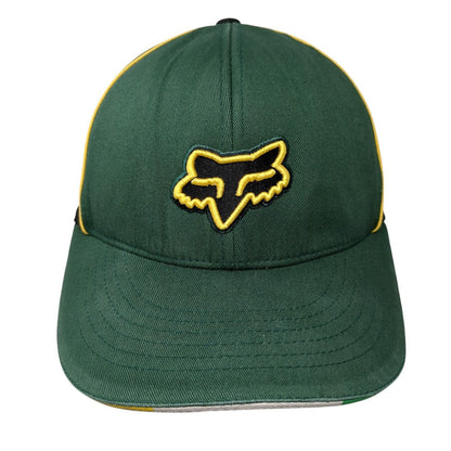 Fox Fitted Hat Multi L/XL Embroidered Flexfit Colorblock 6 Panel