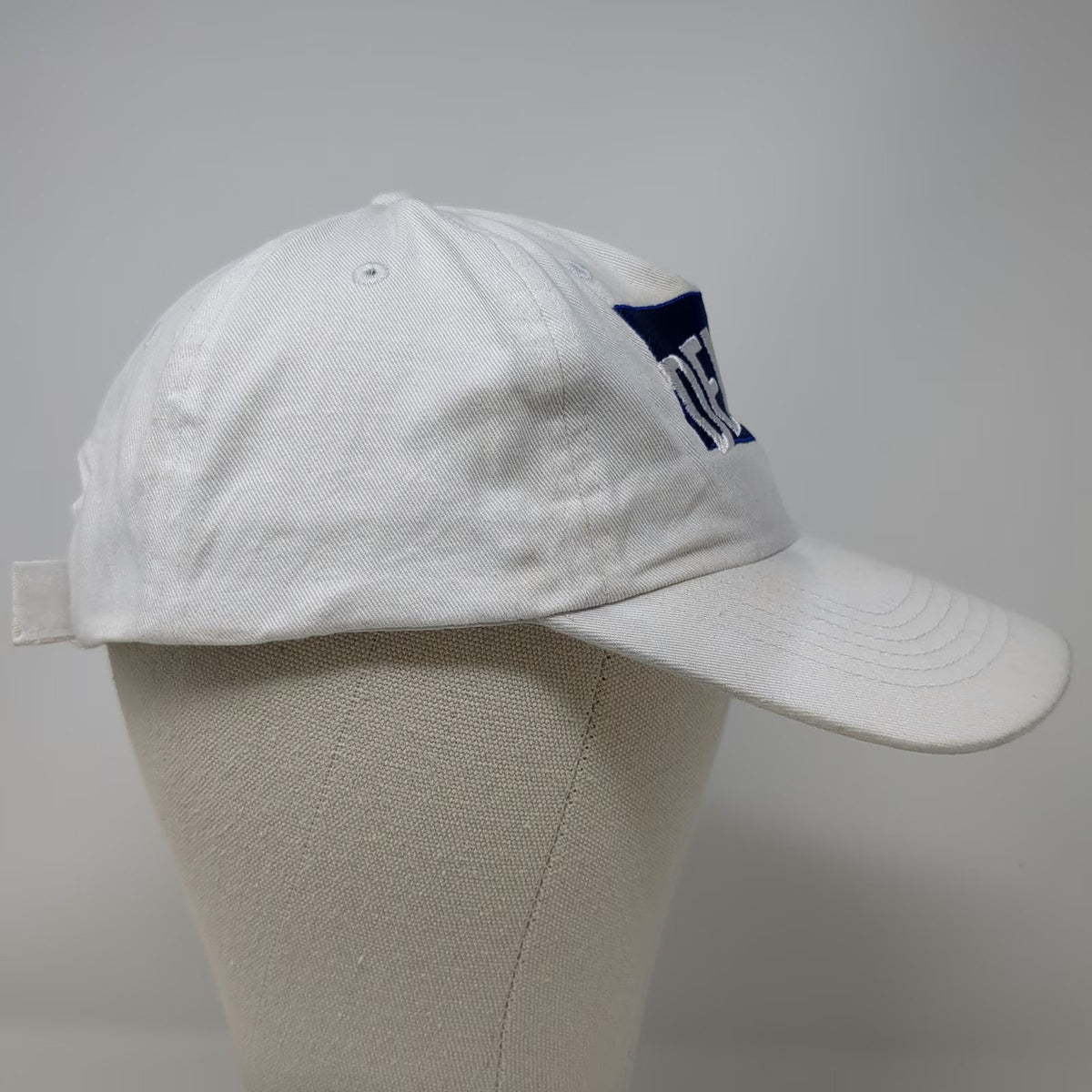 Hit 5 Panel White One Size Hat South Dakota Deman Graphic Strapback Adjustable
