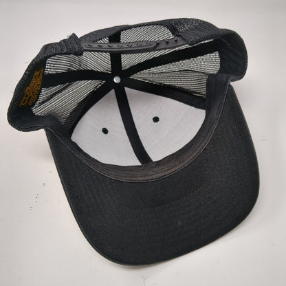 The Classics Yupoong Snapback Mesh Back Trucker Hat Black OSFA Adjustable