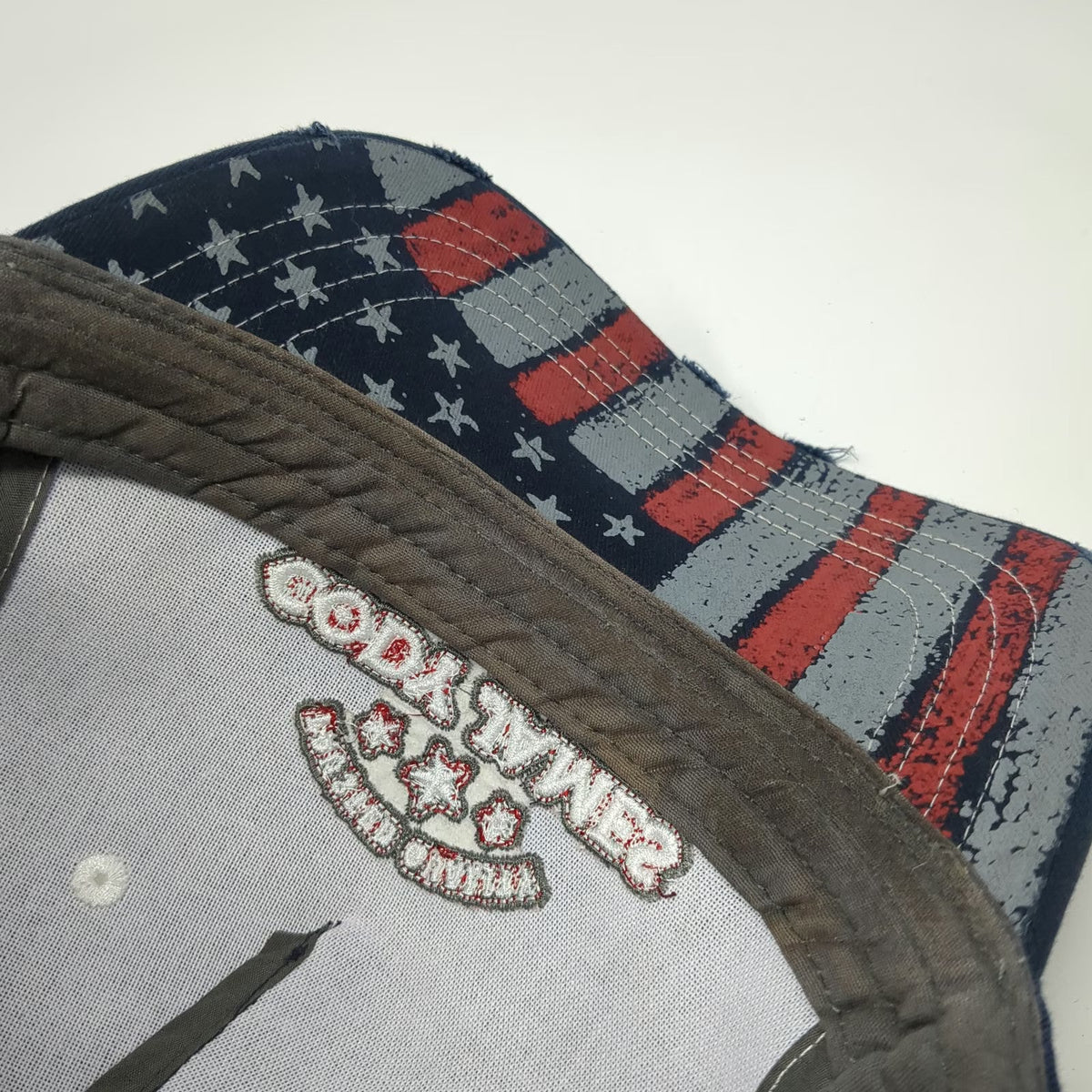 Cody James 5 Panel Blue Red Gray White One Size American Flag Stars Snapback Hat