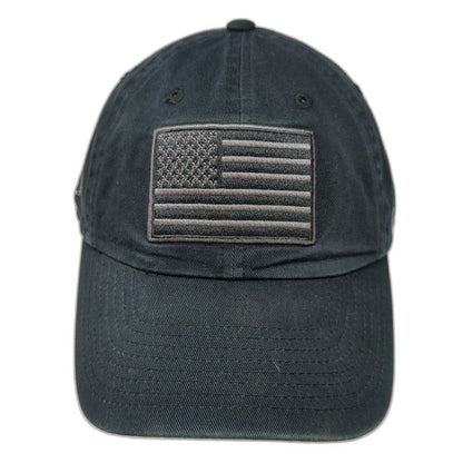 47 NCAA OHT American Flag Black Cap One Size Adjustable Cotton Strapback Hat