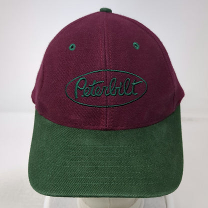 Cyrk Peterbilt Snapback Hat Purple Green One Size Trucking Logo Baseball Cap