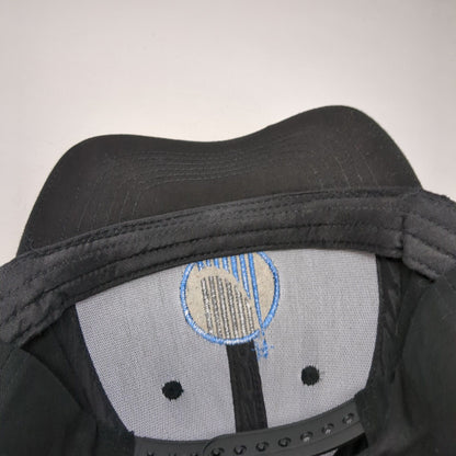 Life Surge Snapback Hat Black OSFA Adjustable Embroidered Vented Holes 6 Panel