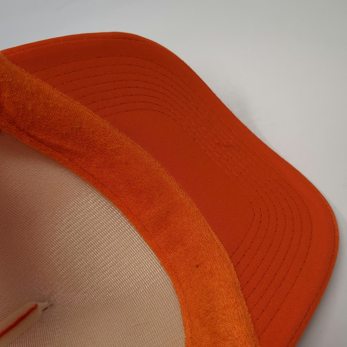 Otto Trucker Hat Orange One Size Mesh Back Snapback RevoluSun Solar Energy Patch