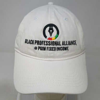 Port Company Baseball Cap White One Size Strapback PGIM Fixed Income Cotton Hat