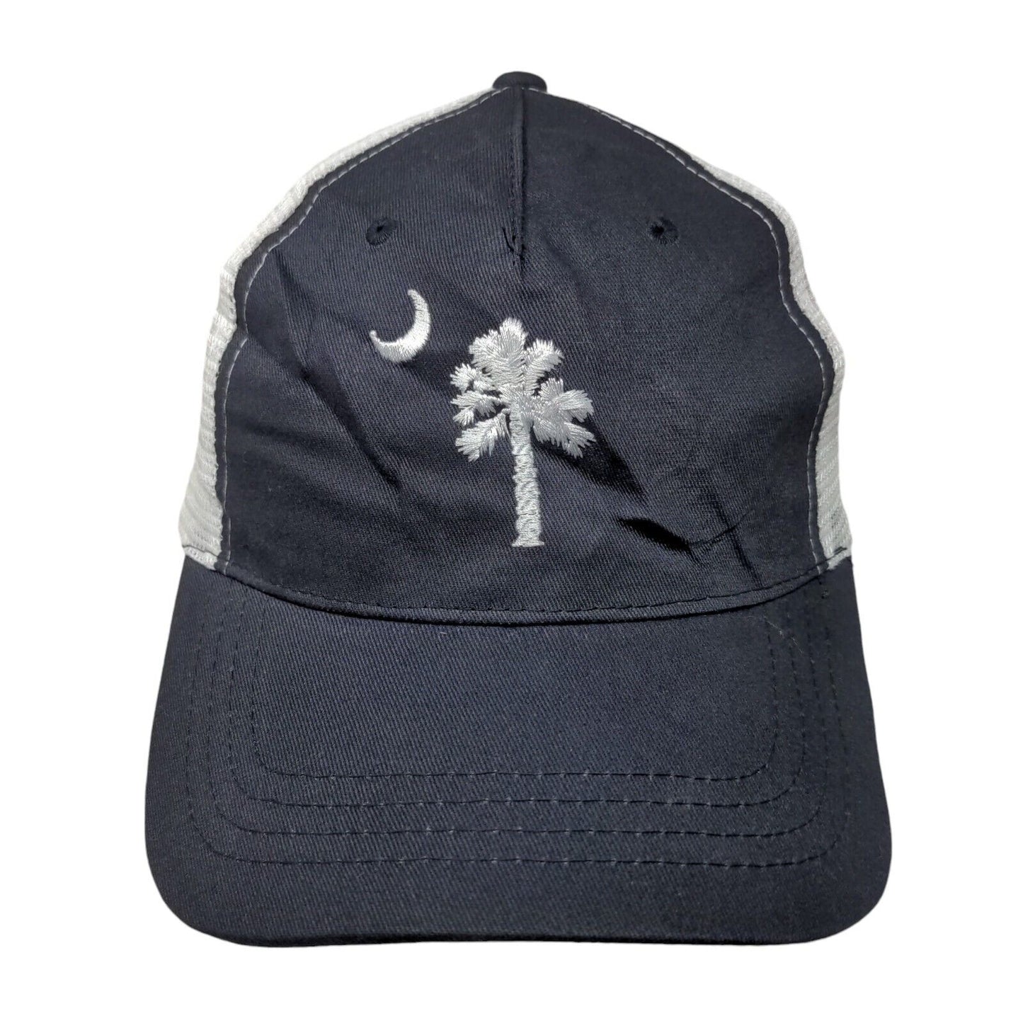 South Carolina Snapback Mesh Back Trucker Hat Blue One Size Cap America