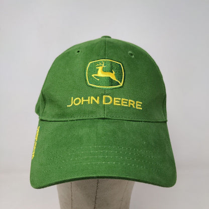 Cary Francis Group Men's Slideback Hat Green OSFA Embroidered John Deere Logo