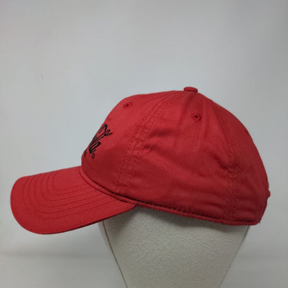 Coca-Cola Zero Sugar Strapback Hat Red One Size Adjustable Embroidered 6 Panel