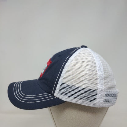 Costa Del Mar Strapback Mesh Back Trucker Hat Blue One Size Colorblock