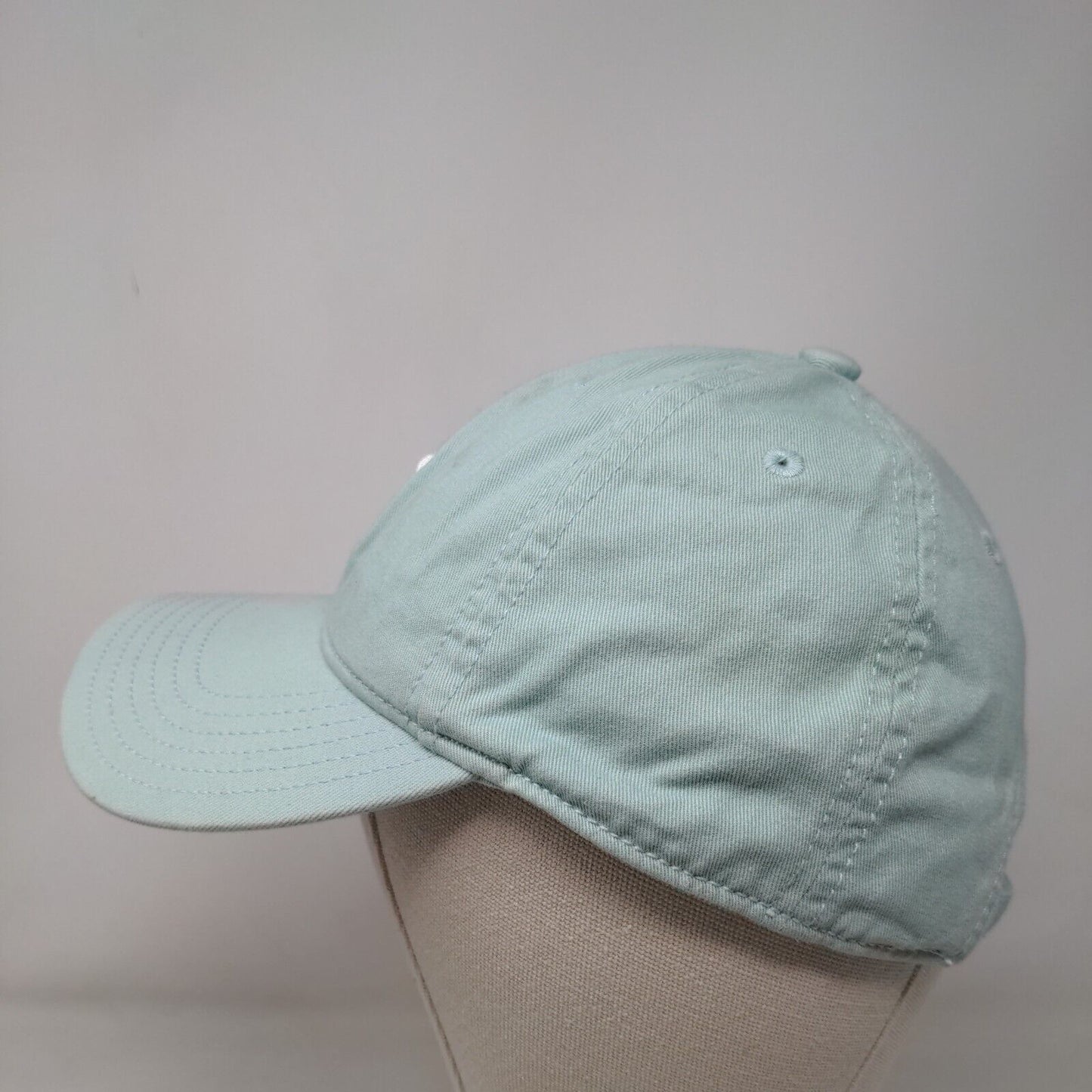 Adidas Women's Slideback Hat Greenish-Blue OSFW Embroidered Logo Cotton