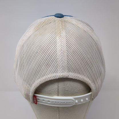 Kimes Ranch Snapback Mesh Back Trucker Hat Blue One Size 6 Panel Outdoor