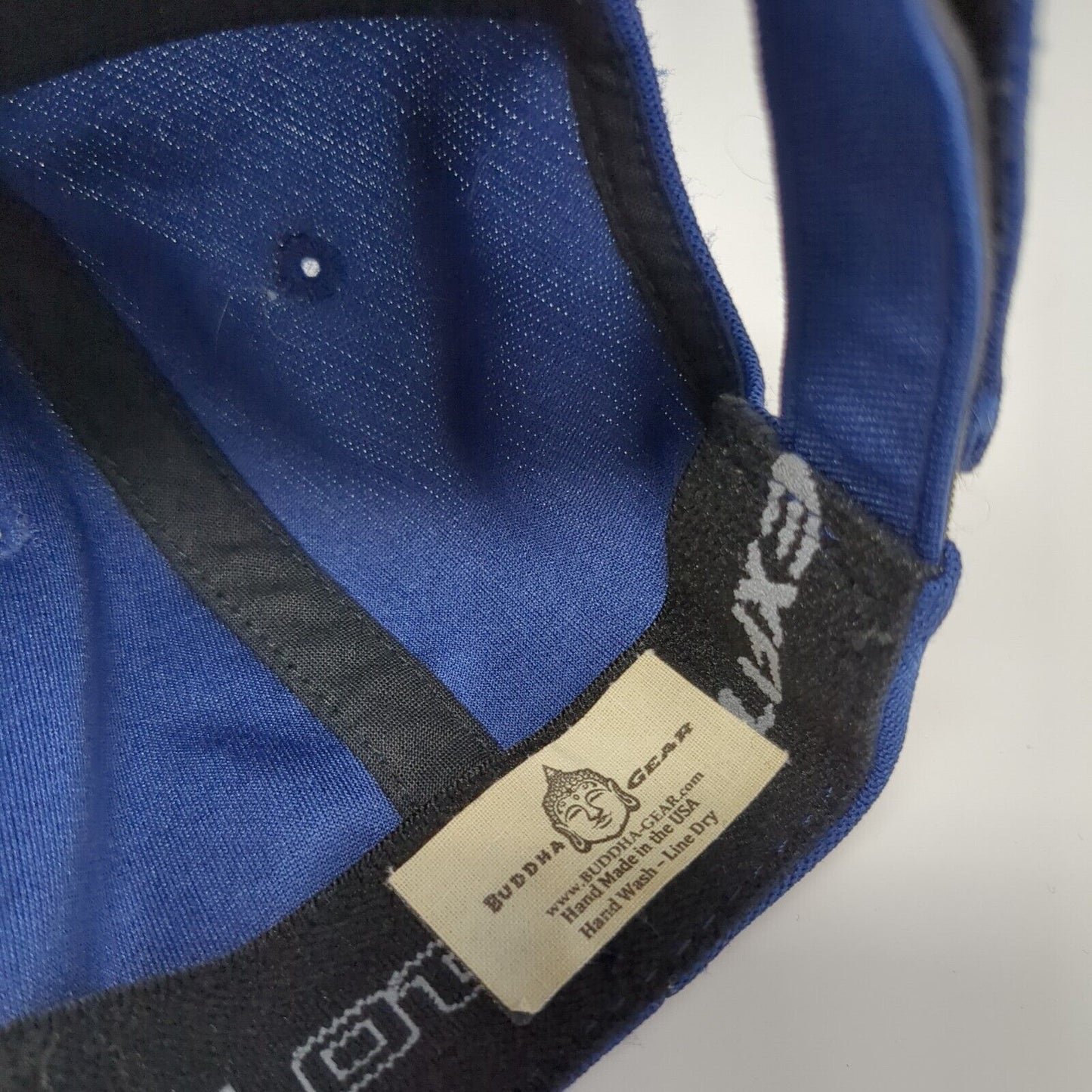 Buddha Gear Strapback Hat Blue One Size Adjustable Flexfit 110 Yupoong