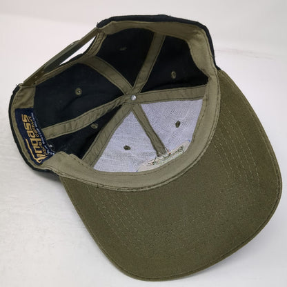 Tongass Trading Company Snapback Black OSFM Alaska Trout Fishing Two Tone Hat
