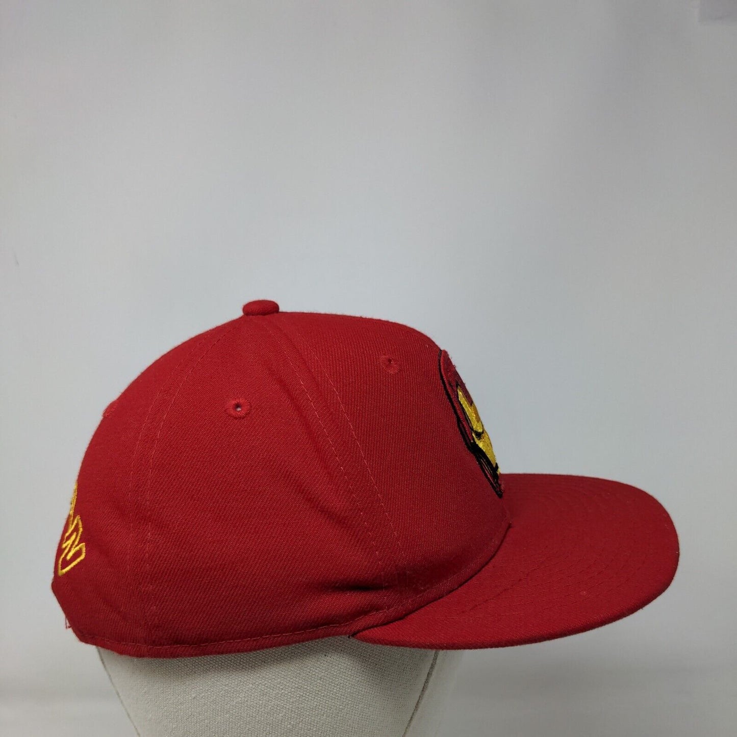 Marvel Iron Man Snapback Hat Red Youth Adjustable Embroidered New Era