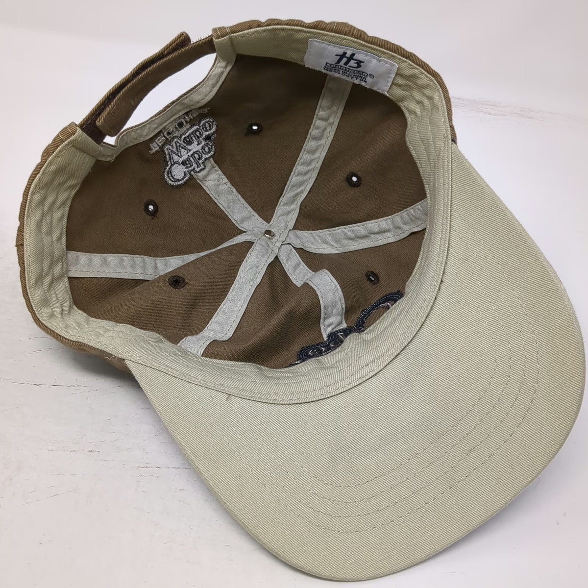 H3 Sportgear Cabo Wabo Tequila Baseball Cap Brown OSFM Strapback Embroidery Hat