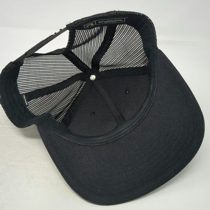 Richardson Trucker Hat Black One Size Googan Baits Mesh Snapback Fishing Tackle