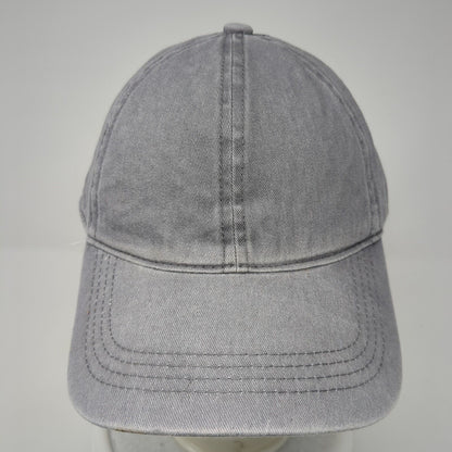 David And Young Slideback Hat Gray One Size Adjustable 6 Panel Blank