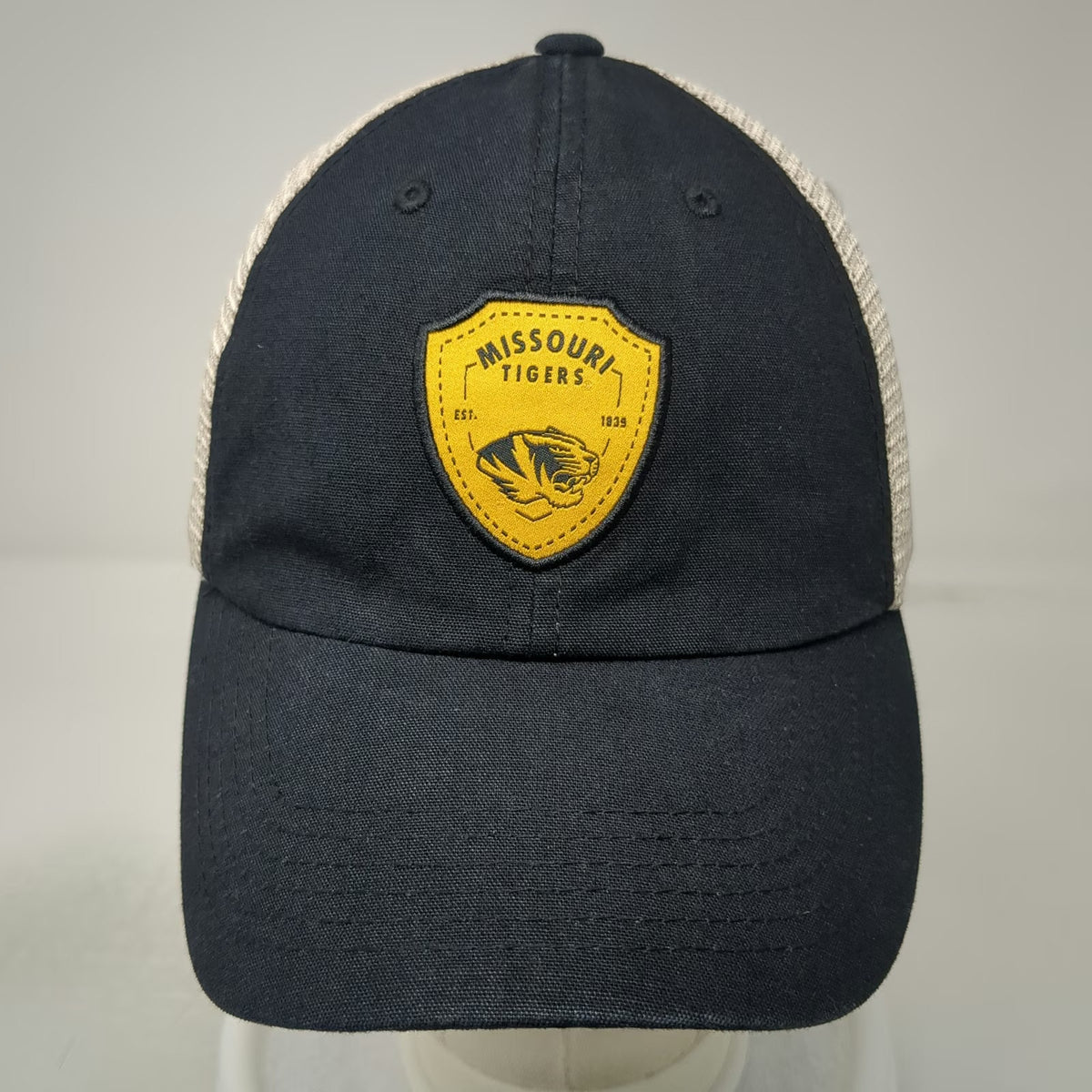 Captivating Headwear Missouri Tigers NCAA Trucker Hat Black OSFM Mesh Snapback
