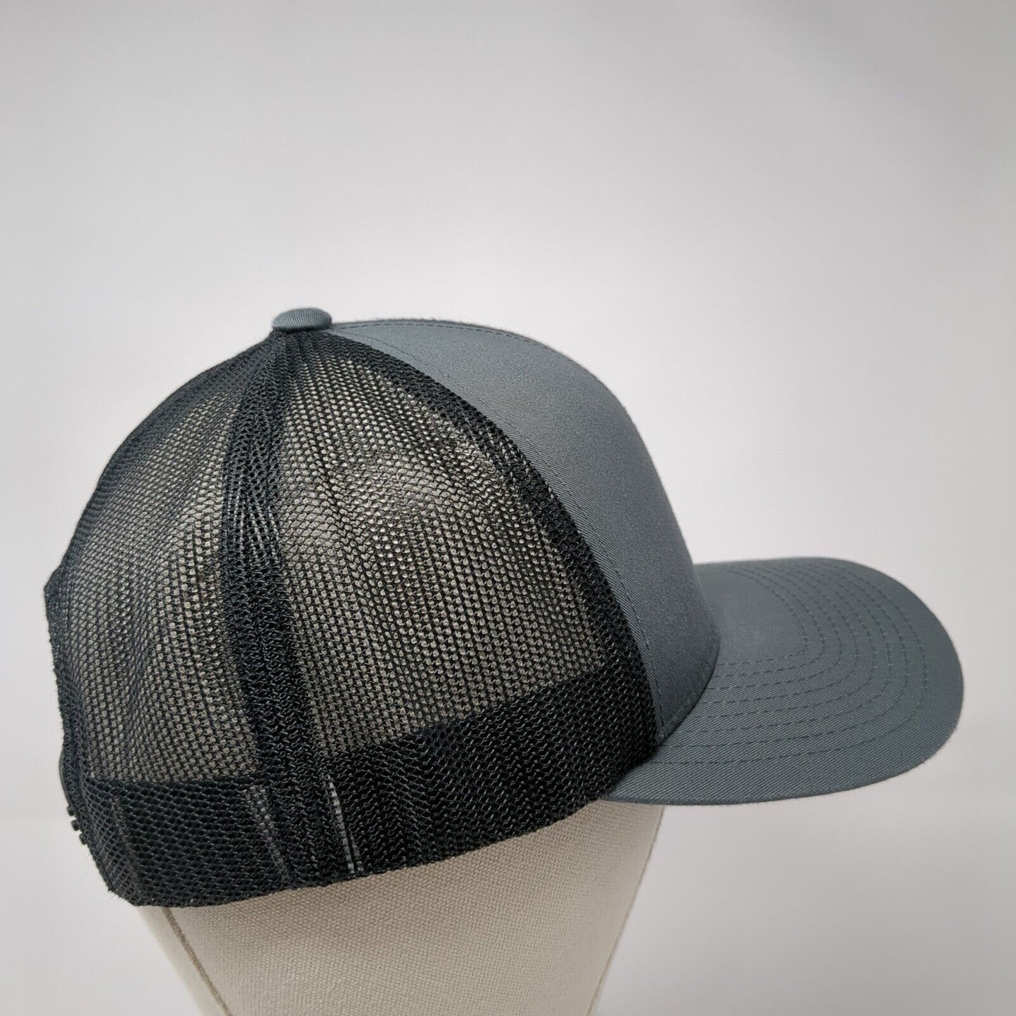 Daily 78 Snapback Trucker Hat Gray OS Adjustable Mesh Back Pacific Headwear