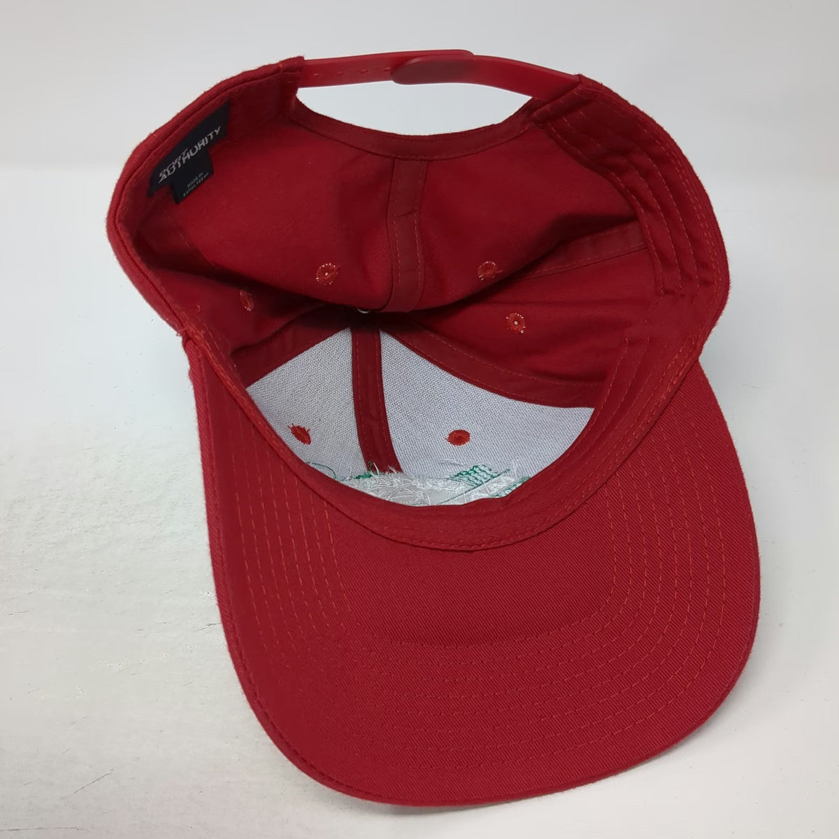 Port Authority Snapback Red One Size Marinelli's Pizza Italian Restaurant Hat