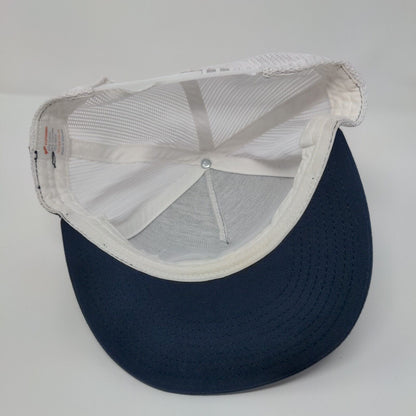 Blue Cross of Idaho Snapback Trucker Hat Blue OSFA Adjustable Mesh Back Yupoong