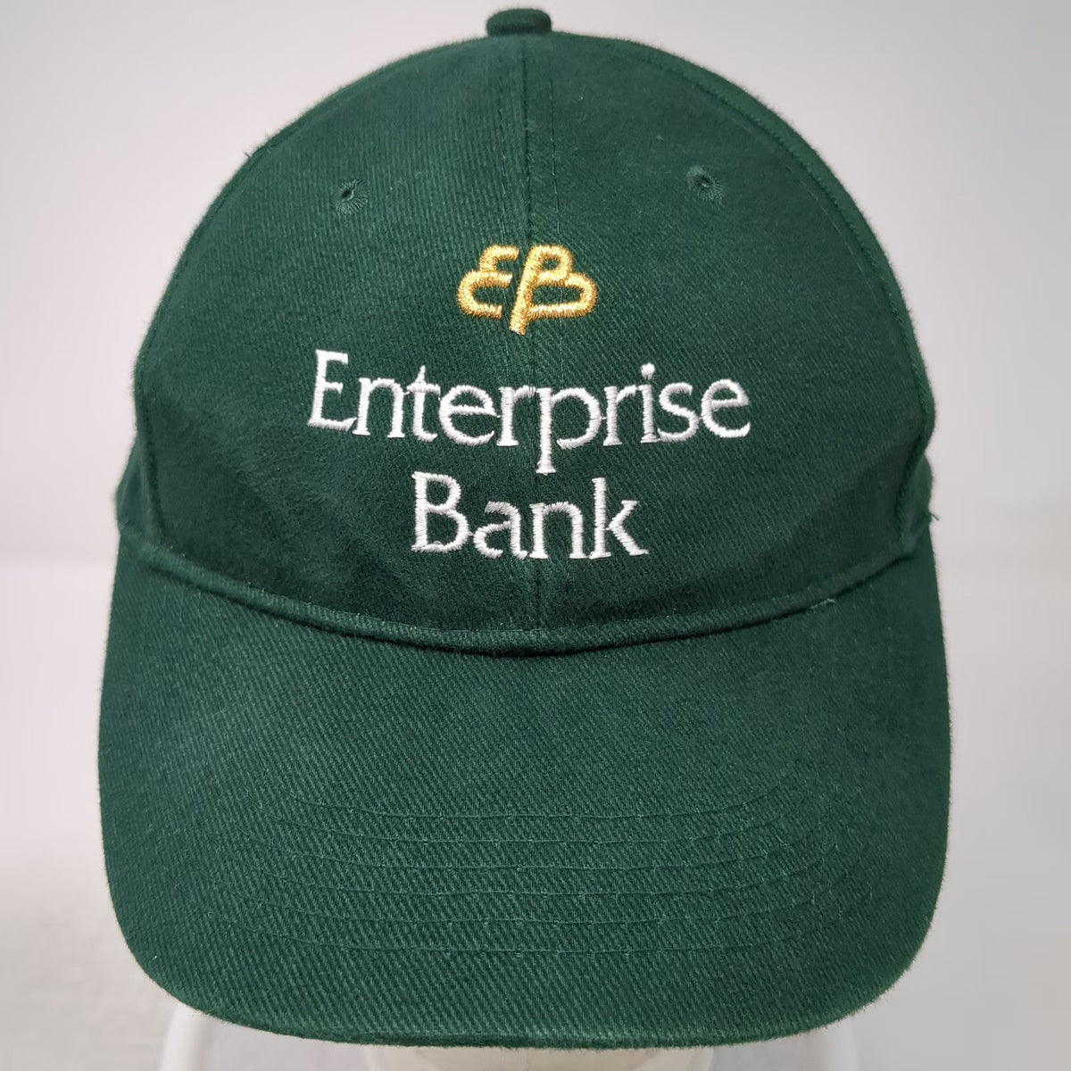 Port & Company Enterprise Bank Baseball Cap Green One Size Adjustable Strap Hat