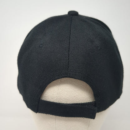 TRS Hotels Strapback Hat Black One Size Adjustable Embroidered 6 Panel