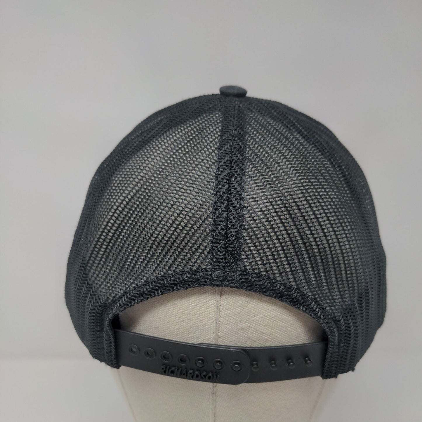 127 Saloon Snapback Trucker Hat Black One Size Adjustable Mesh Back Richardson