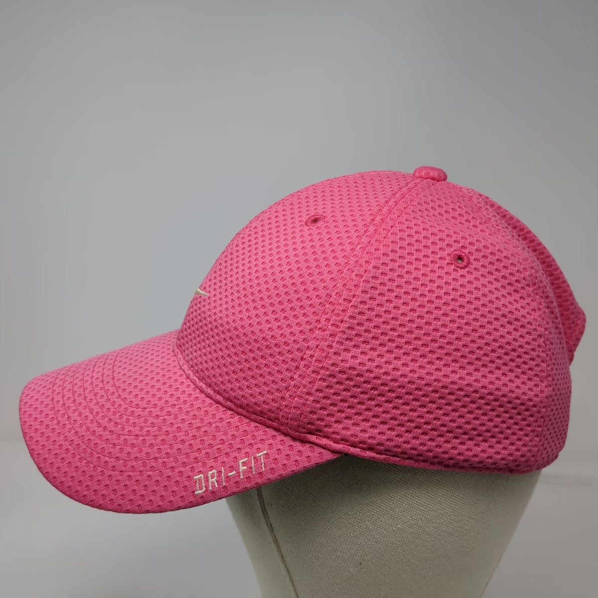 Nike Baseball Cap Pink One Size Dri-Fit Mesh Tailwind Strapback Running Hat