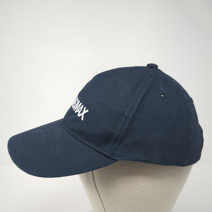 Newsmax Strapback Baseball Cap Blue One Size Adjustable Embroidered 6 Panel