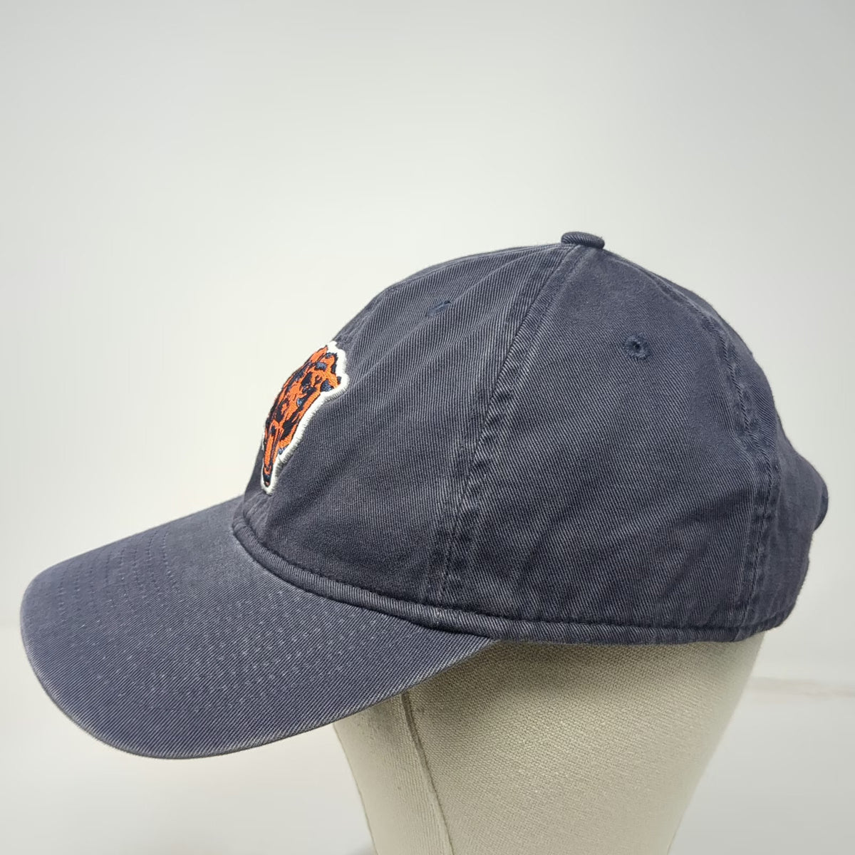 Chicago Bears NFL Reebok Baseball Cap Blue OSFM Embroidered Logo Slideback Hat