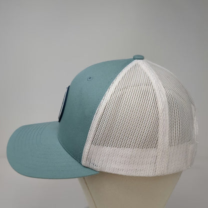 YOU KNOW. Trucker Hat Blue One Size Coastal Crab Niantic CT Mesh Back Snapback