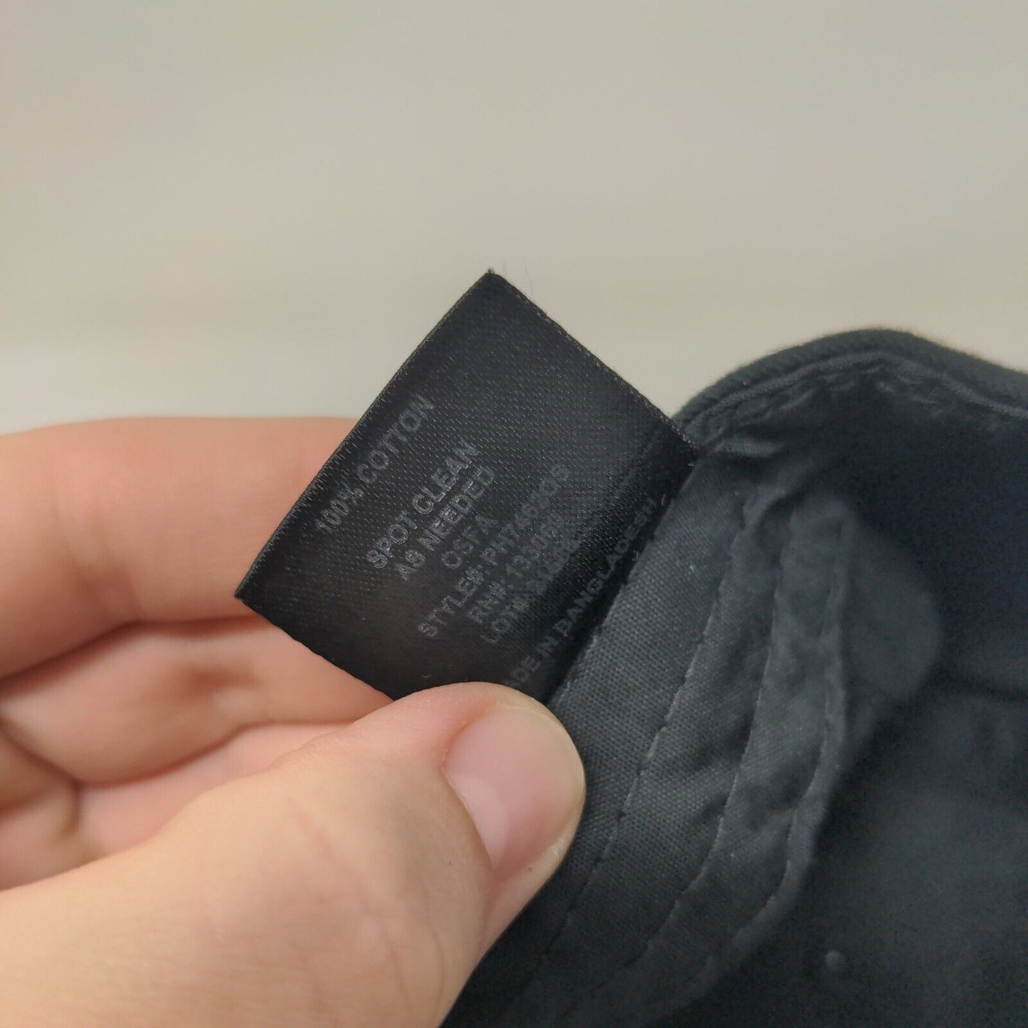 Pizza Hut Strapback Hat Black OSFA Adjustable Embroidered Employee Crew Cap