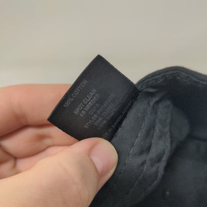 Pizza Hut Strapback Hat Black OSFA Adjustable Embroidered Employee Crew Cap