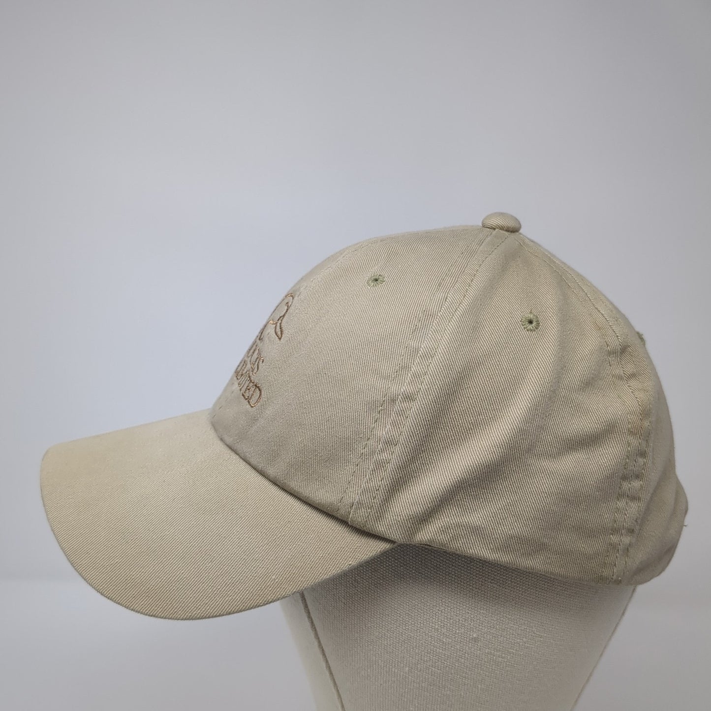 Ducks Unlimited Warrenton Baseball Cap Brown One Size Adjustable Embroidered