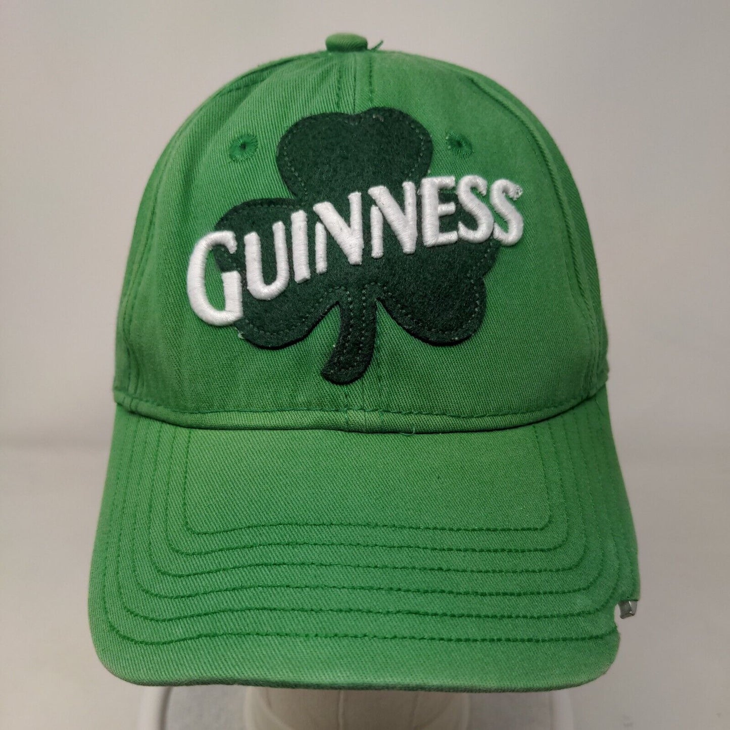 Guinness Shamrock Snapback Hat Green OSFM Adjustable Bottle Opener