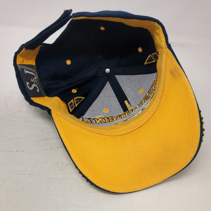 S&J Cap West Virginia Coal Miner Baseball Cap Blue Yellow One Size Hat Graphic