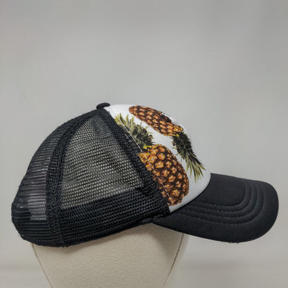 Pineapple Snapback Mesh Back Trucker Hat Multi One Size Adjustable