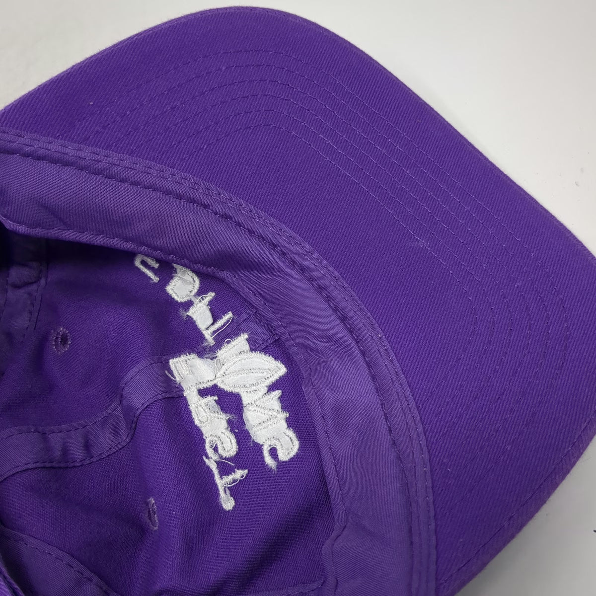KBC Baseball Cap Purple One Size First Editions Shrubs Trees Logo Cotton Hat