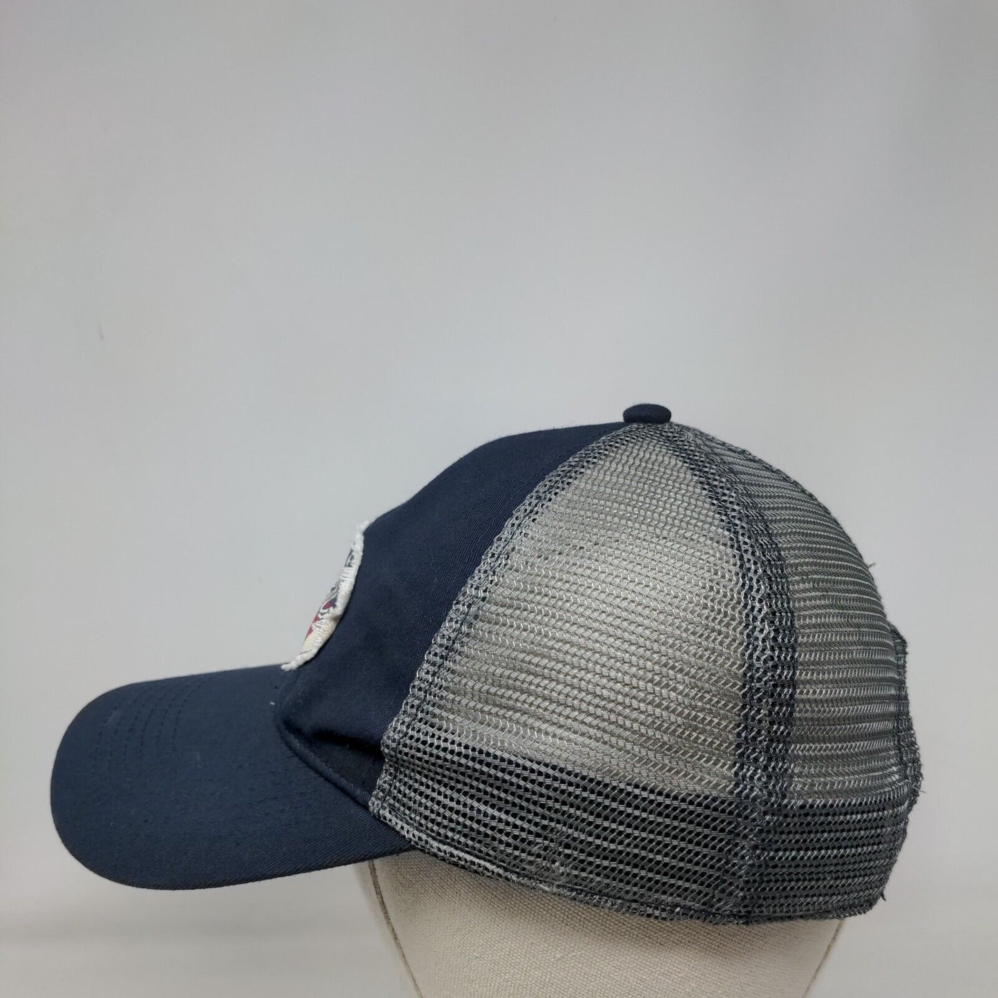 76 America Free Brave Snapback Mesh Back Trucker Hat Blue One Size