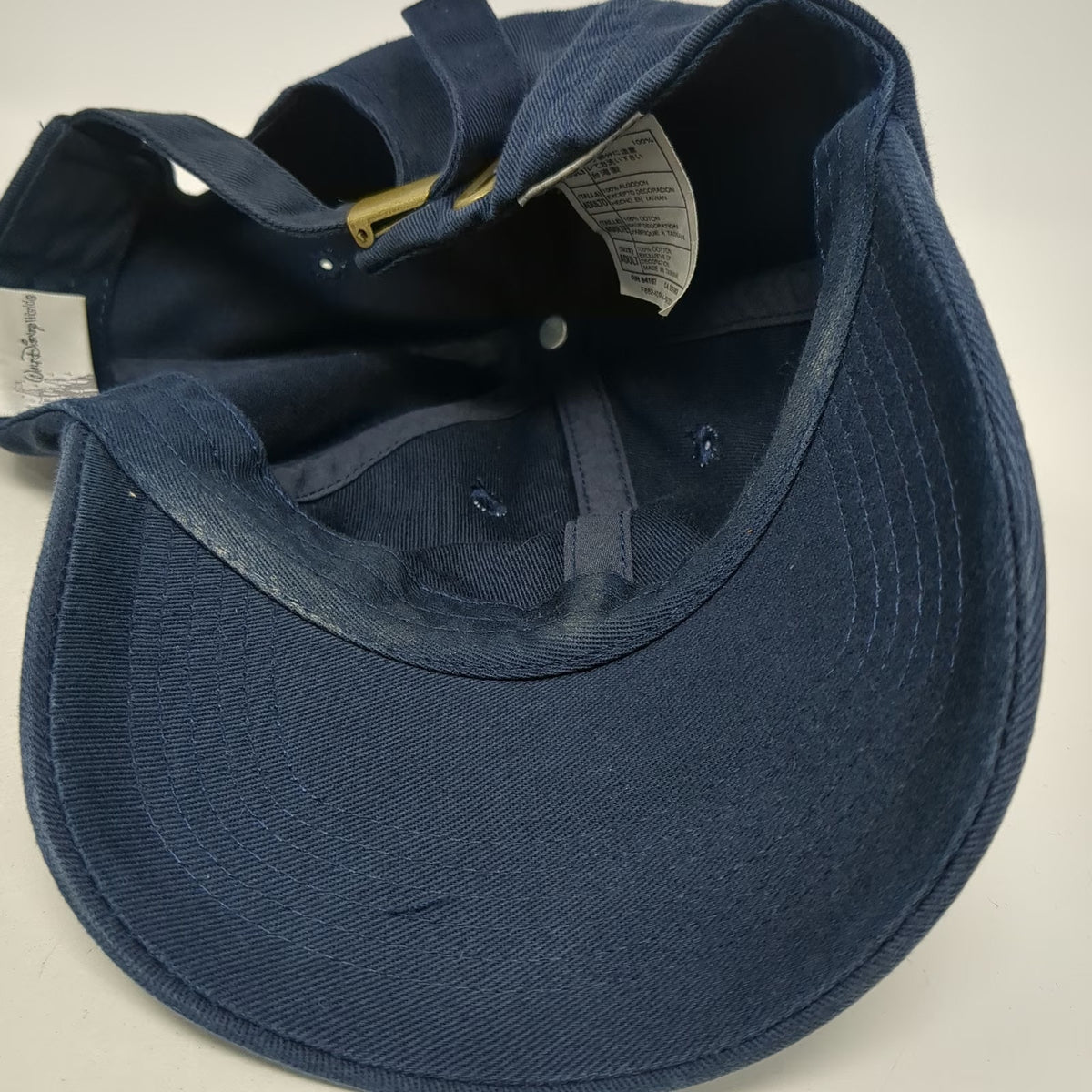 Walt Disney World Baseball Cap Blue One Size Mickey Mouse Slideback Cotton Hat