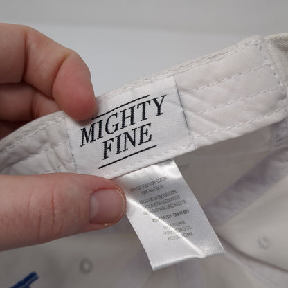 Weekend Ready Slideback Hat White One Size Adjustable Mighty Fine