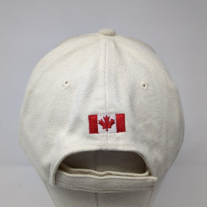 Letter C Canada Strapback Hat Tan One Size Adjustable Pacific Ports
