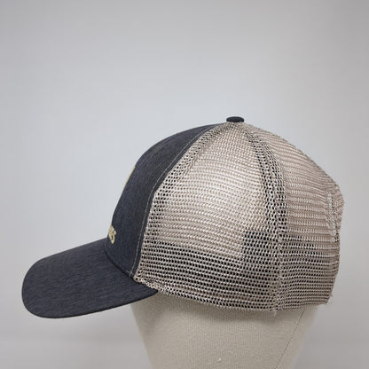 Ox Industries Snapback Trucker Hat Gray OS Adjustable Embroidered Mesh Back