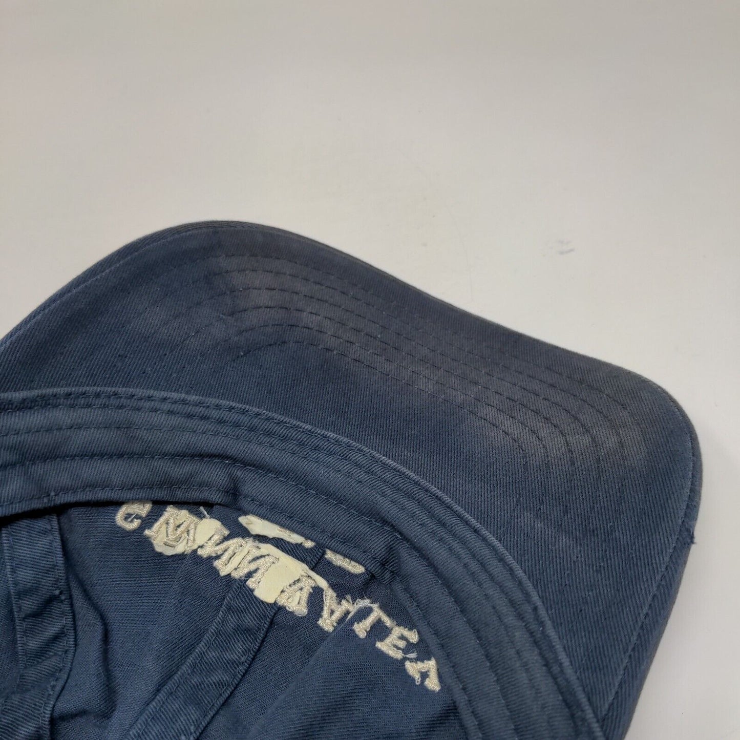 Gwynn Valley Camp Slideback Hat Blue One Size Embroidered 6 Panel